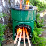 Our popular Rocket Stove in action